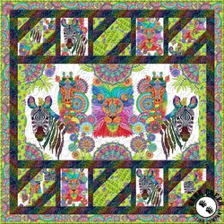 Safari So Goodie (Black) Free Quilt Pattern