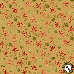 Andover Fabrics Autumn Woods Bittersweet Light Cream