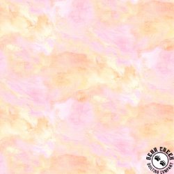 P&B Textiles Sky 108 Inch Wide Backing Fabric Cloudy Sky Pink/Peach P&B Textiles Sky 108 Inch Wide Backing Fabric Cloudy Sky Pink/Peach