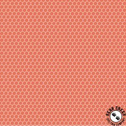 Windham Fabrics Afternoon in the Garden Honeycomb Coral Windham Fabrics Afternoon in the Garden Honeycomb Coral