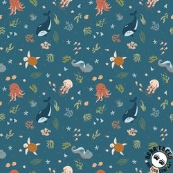 Riley Blake Designs Created with Love In the Sea Ocean Riley Blake Designs Created with Love In the Sea Ocean