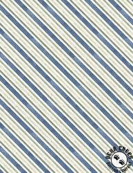 Wilmington Prints Among The Irises Stripes Cream