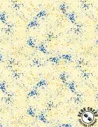 Wilmington Prints Sunlit Serenade Splatter Texture Yellow/Blue Wilmington Prints Sunlit Serenade Splatter Texture Yellow/Blue
