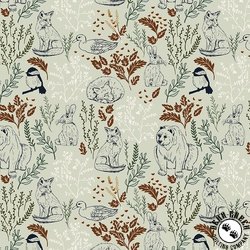 Riley Blake Designs Let's Wander Main Mist Riley Blake Designs Let's Wander Main Mist