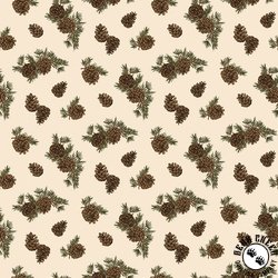 Riley Blake Designs Pine Grove Pinecones Putty Riley Blake Designs Pine Grove Pinecones Putty