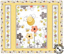 Sweet Bees - Buzz From The Garden Play Mat Free Quilt Pattern