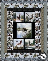 Majestic Bald Eagle Wings Free Quilt Pattern by Elizabeth's Studio