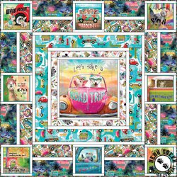 Road Trippin Free Quilt Pattern Road Trippin Free Quilt Pattern