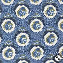 Moda Grand Haven Sweet Floral Nautical Blue