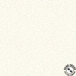 Lewis and Irene Fabrics Tiny Tonals Tiny Floral Hearts Cream on Cream