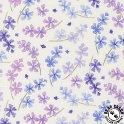 Moda Delphinium Lilac Snowdrop Moda Delphinium Lilac Snowdrop