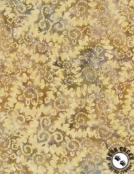 Wilmington Prints Cinnamon Twist Batiks Twirling Lines Golden Yellow