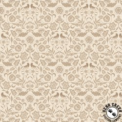 Lewis and Irene Fabrics Isabella Small Cream Lewis and Irene Fabrics Isabella Small Cream