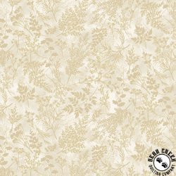 Hoffman Fabrics Harvest Bouquet Ferns Natural