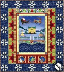 A Quilter's Christmas Village Free Quilt Pattern