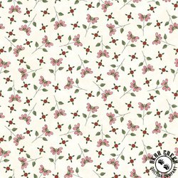Henry Glass Pocketful of Posies Tossed Flowers and Buds Cream Henry Glass Pocketful of Posies Tossed Flowers and Buds Cream
