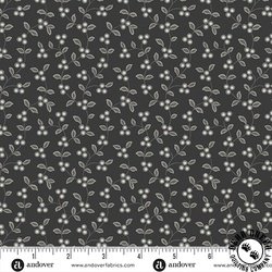 Andover Fabrics Midnight Moon Vine Soot