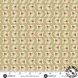 Andover Fabrics Forest Glen Ruffle Fog Mist