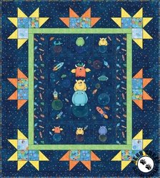 Space Monsters Free Quilt Pattern