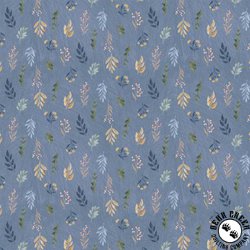 Windham Fabrics Flower Shop Petite Foliage Cornflower Windham Fabrics Flower Shop Petite Foliage Cornflower