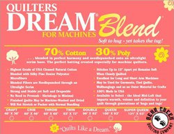 Quilters Dream Batting 70/30 Blend (Double 93