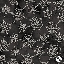 Maywood Studio Spooky Stitches Spiderwebs Black Maywood Studio Spooky Stitches Spiderwebs Black