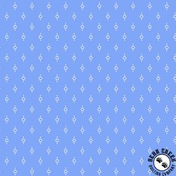 Andover Fabrics Plain and Simple Flower Pin Bluebell