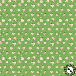 Riley Blake Designs Summer Skies and Fireflies Raspberries Green Riley Blake Designs Summer Skies and Fireflies Raspberries Green