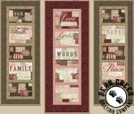 Words To Live By Free Pattern by Wilmington Prints