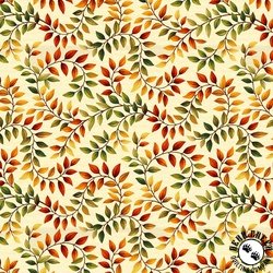 Studio E Fabrics Autumn Fields Vine Leaves Cream Studio E Fabrics Autumn Fields Vine Leaves Cream