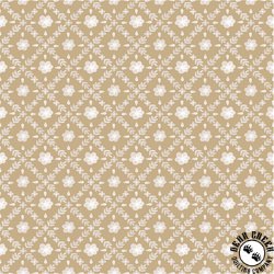 Windham Fabrics Petal and Purr Garden Lattice Taupe Windham Fabrics Petal and Purr Garden Lattice Taupe