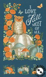 Moda I Love Fall Most of All I Love Panel Harvest Night Sky Moda I Love Fall Most of All I Love Panel Harvest Night Sky