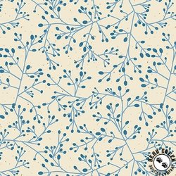 Benartex Wishflower Tallium Tangle Blue Benartex Wishflower Tallium Tangle Blue