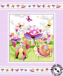Susybee Sloane the Snail Panel Light Orchid