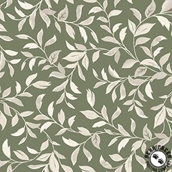 QT Fabrics Dahlia Dreams Vine Sage QT Fabrics Dahlia Dreams Vine Sage