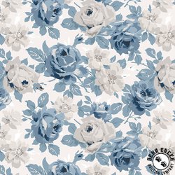 Riley Blake Designs Serenity Blues Main Cream