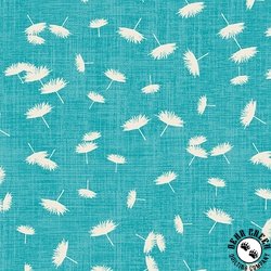 Benartex Wishflower Windy Day Teal Benartex Wishflower Windy Day Teal