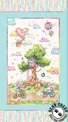 P&B Textiles Whiskerville Treehouse Panel P&B Textiles Whiskerville Treehouse Panel