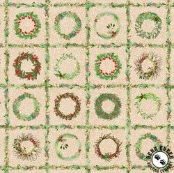 Maywood Studio Winter Wreaths Cream Maywood Studio Winter Wreaths Cream