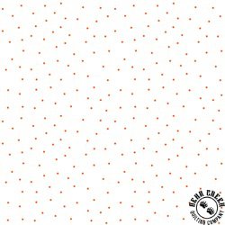 Maywood Studio Kimberbell Basics Tiny Dots White/Orange