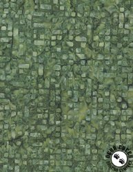 Wilmington Prints Forest Trails Batiks Bricks Dark Green