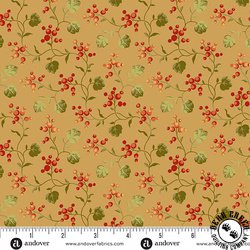 Andover Fabrics Autumn Woods Bittersweet Light Cream