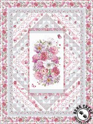 Blush Garden Twin Free Quilt Pattern