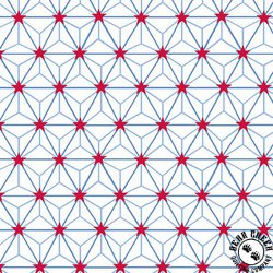 Andover Fabrics Tradition Star Grid Red Andover Fabrics Tradition Star Grid Red