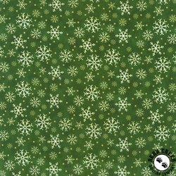 In The Beginning Winter Solstice II Snowflakes Green In The Beginning Winter Solstice II Snowflakes Green