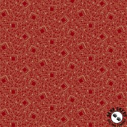 Andover Fabrics Bridgeport Tumbling Squares Red