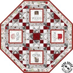 Hot Cocoa Bar Table Topper Free Quilt Pattern