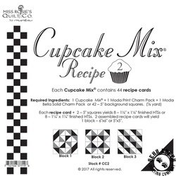 Miss Rosie's Quilt Co. Cupcake Mix Recipe 2 Foundation Paper