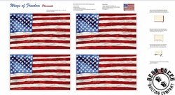 Henry Glass Wings of Freedom Placemat Panel Henry Glass Wings of Freedom Placemat Panel