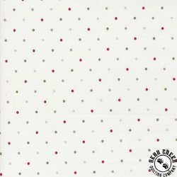 Moda Berry And Pine 108 Inch Wide Backing Fabric Magic Dot Christmas